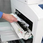 گیر کردن کاغذ در دستگاه کپی